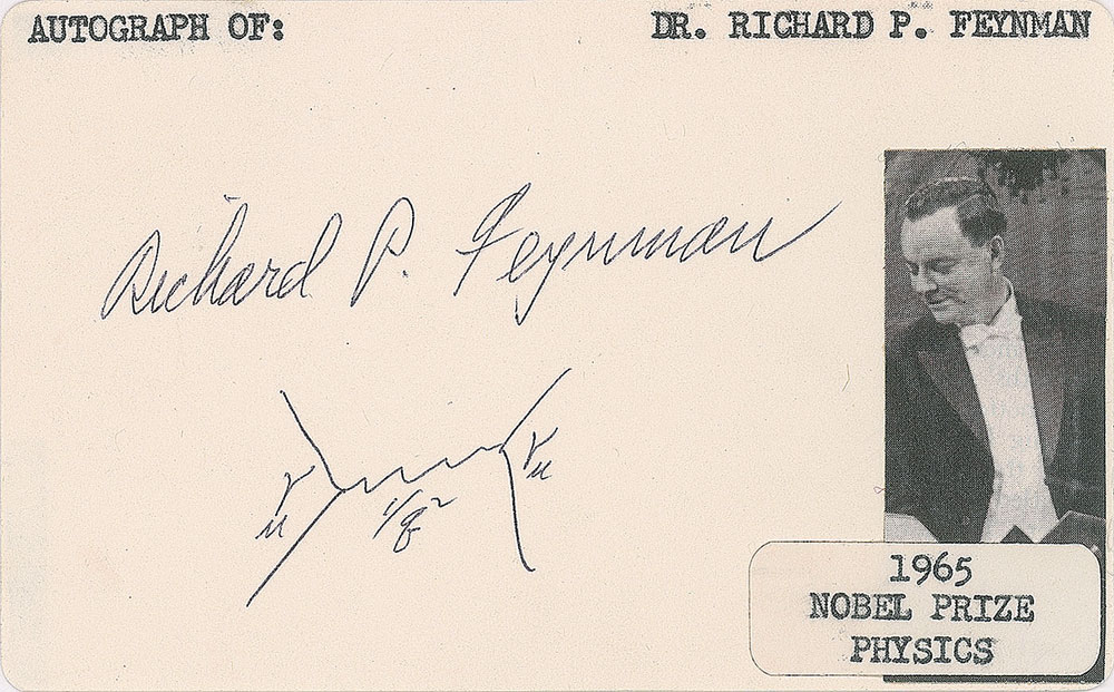 Lot #46 Richard Feynman