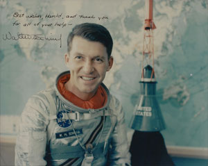 Lot #228 Wally Schirra - Image 1