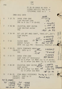 Lot #177  Apollo 9 Flown Command Module Checklist - Image 5