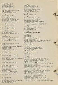 Lot #177  Apollo 9 Flown Command Module Checklist - Image 14