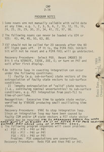 Lot #177  Apollo 9 Flown Command Module Checklist - Image 16