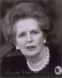Lot #454 Margaret Thatcher - Image 1