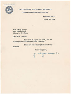 Lot #429 J. Edgar Hoover - Image 5