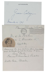 Lot #302 Frances Cleveland and Grace Coolidge - Image 2