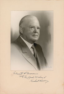 Lot #313 Herbert Hoover - Image 1
