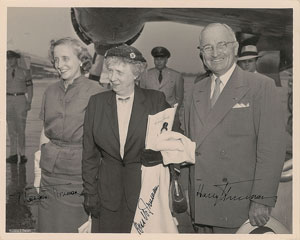 Lot #273 Harry and Bess Truman - Image 1