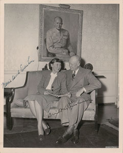 Lot #280 Dwight and Mamie Eisenhower - Image 1