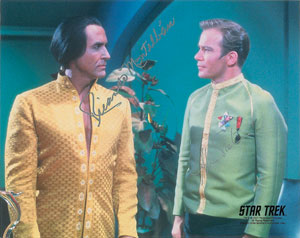 Lot #957  Star Trek: Shatner and Montalban - Image 1
