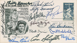 Lot #814  Baseball Hall of Famers - Image 1