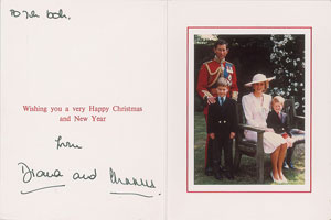 Lot #390  Princess Diana and Prince Charles