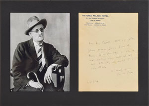 Lot #588 James Joyce - Image 1