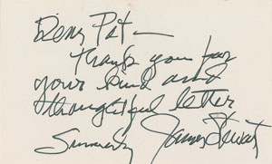 Lot #965 James Stewart - Image 2