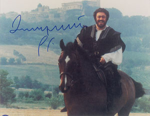 Lot #795 Luciano Pavarotti - Image 1