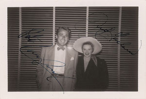 Lot #845 Judy Garland and Peter Lawford