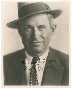 Lot #860 Will Rogers
