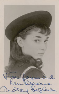Lot #849 Audrey Hepburn - Image 1