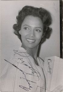 Lot #839 Dorothy Dandridge - Image 1