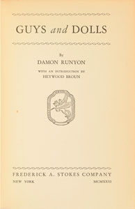 Lot #630 Damon Runyon - Image 2
