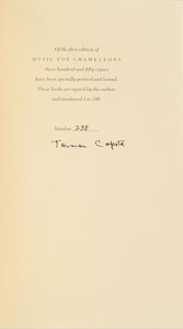 Lot #612 Truman Capote