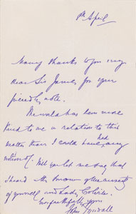 Lot #6146 John Tyndall Autograph Letter Signed - Image 1