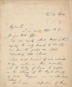 Lot #32 Humphry Davy - Image 1