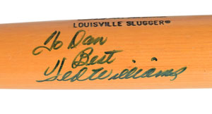 Lot #1021 Ted Williams - Image 2
