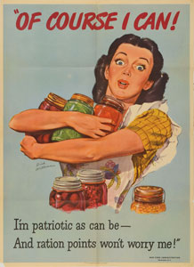 Lot #458  World War II Posters: Food - Image 1