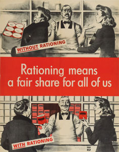 Lot #458  World War II Posters: Food - Image 3