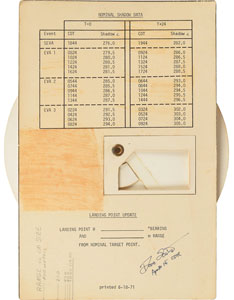 Lot #189  Apollo 15 Training-Used Sun Compass Mockup - Image 2
