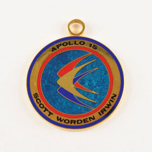 Lot #110 Dave Scott's Apollo 15 Gold Medallion