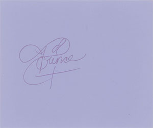 Lot #2697  Prince 1985 Signature - Image 1