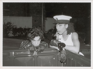 Lot #2762  Prince and Cat Glover 1988 Lovesexy-Era Original Vintage Photograph - Image 1
