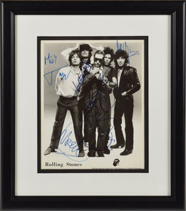 Lot #2123  Rolling Stones Signed Photograph
