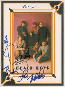 Lot #2266 The Beach Boys Signed Program - Image 1