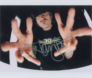 Lot #2670  Motley Crue: Tommy Lee Oversized Signed Photograph - Image 1