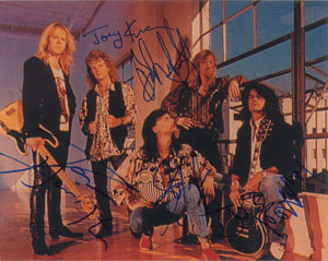 Lot #2332  Aerosmith Signed Photograph