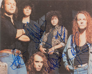 Lot #2673  Queensryche Signed Photograph - Image 1