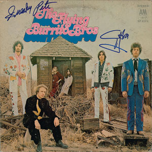 Lot #2417 The Flying Burrito Brothers Signed Album - Image 1