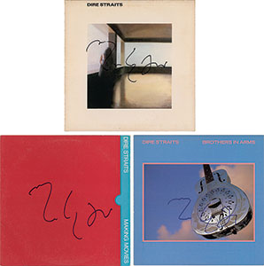 Lot #2648  Dire Straits Group of (3) Mark Knopfler Signed Albums - Image 1