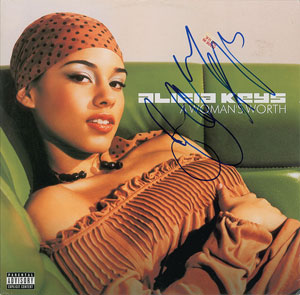 Lot #2820 Alicia Keys Signed Album - Image 1