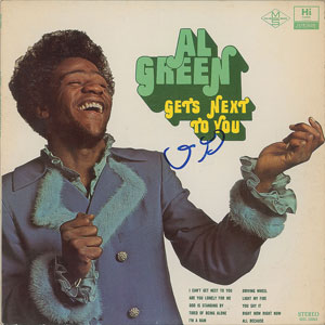 Lot #2422 Al Green Signed Album - Image 1