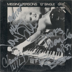 Lot #2668  Missing Persons Signed Album - Image 1
