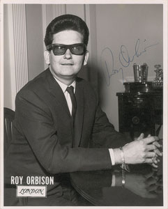 Lot #2250 Roy Orbison Signed Photograph
