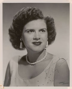 Lot #2177 Patsy Cline Signed Photograph - Image 1