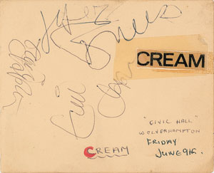 Lot #2245  Cream Signatures