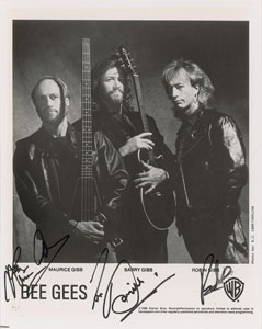 Lot #2337  Bee Gees Signed Photograph
