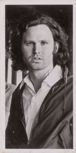 Lot #2134 Jim Morrison Signed Photograph