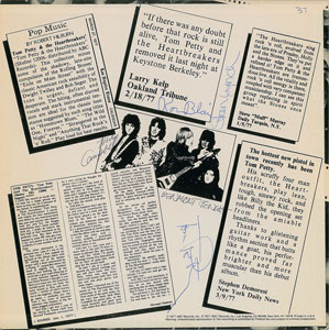 Lot #2369 Tom Petty Signed Album