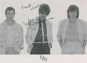 Lot #2445 Jeff Lynne Signed Photograph - Image 1