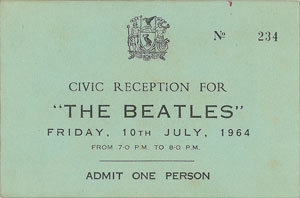 Lot #2020  Beatles A Hard Day's Night Civic